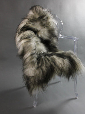 Icelandic Sheepskin Rug Dark Tops