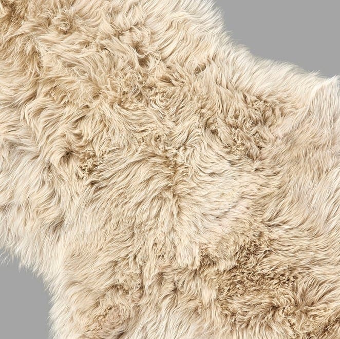 Sheepskin Rug Double Stone