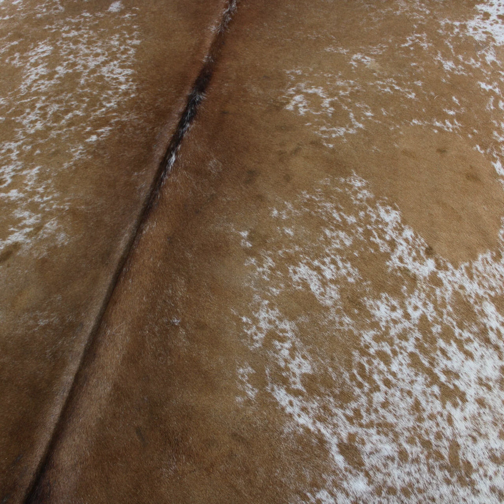 Cowhide Rug Brown & White, Speckled