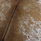 Cowhide Rug Brown & White, Speckled