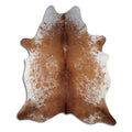 Cowhide Rug Brown & White, Speckled