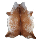 Cowhide Rug Brown & White, Speckled