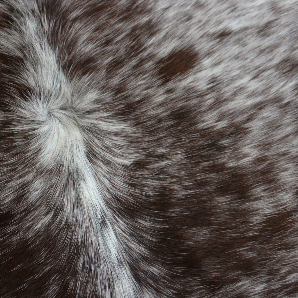 Cowhide Rug Brown & White, Speckled, Medium