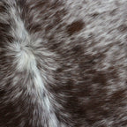 Cowhide Rug Brown & White, Speckled, Medium