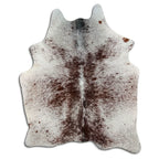 Cowhide Rug Brown & White, Speckled, Medium